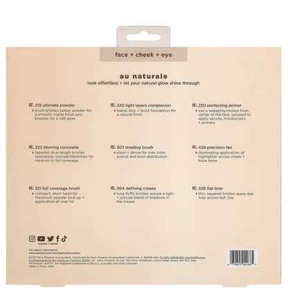 مجموعة فرش كاملة من ريل تكنيك أو ناتشرال