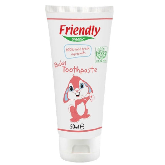 Friendly Organic Babytoothpaste 100% Foodgrade (Raspberry)  50ml