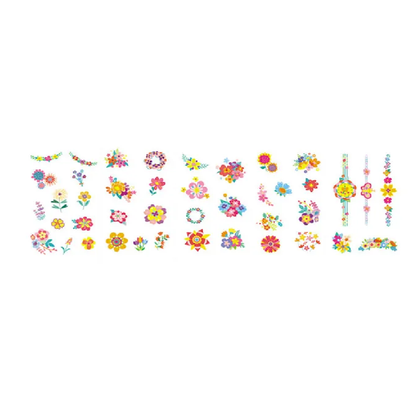 ملصقات أظافر ووشوم أفينير - زهور