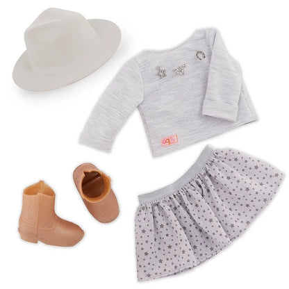 Our Generation - Abigale Doll With Pleated Skirt And Hat