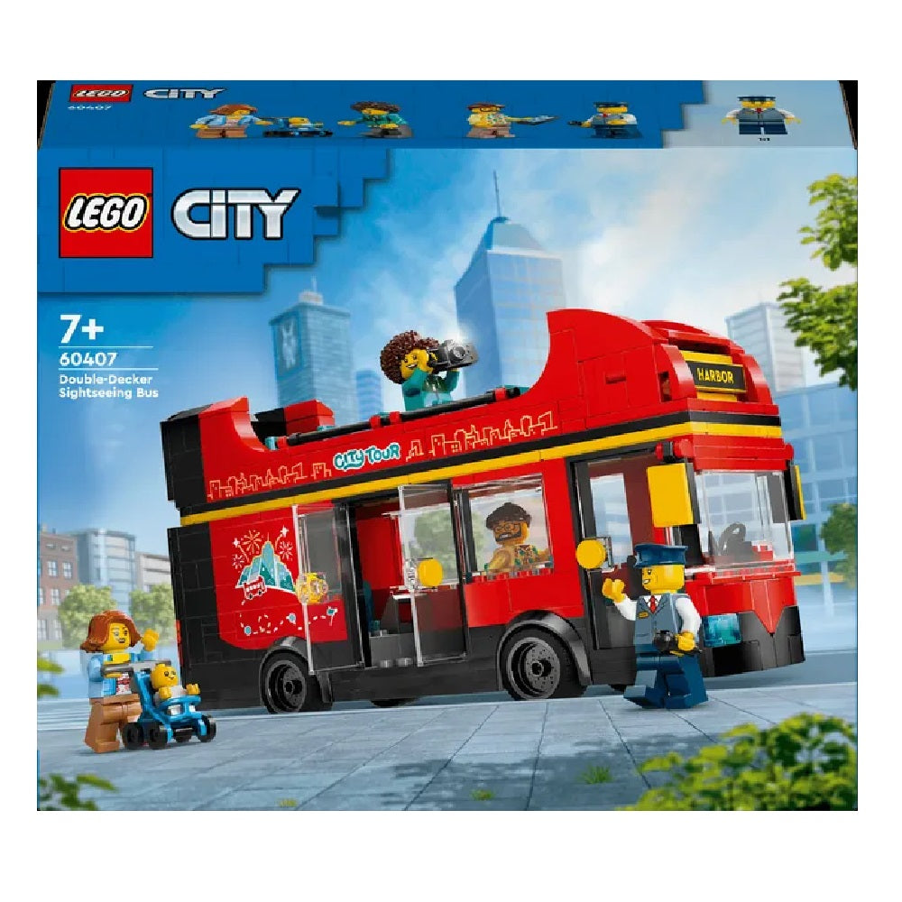 Lego 60407 Red Double-Decker Sightseeing Bus