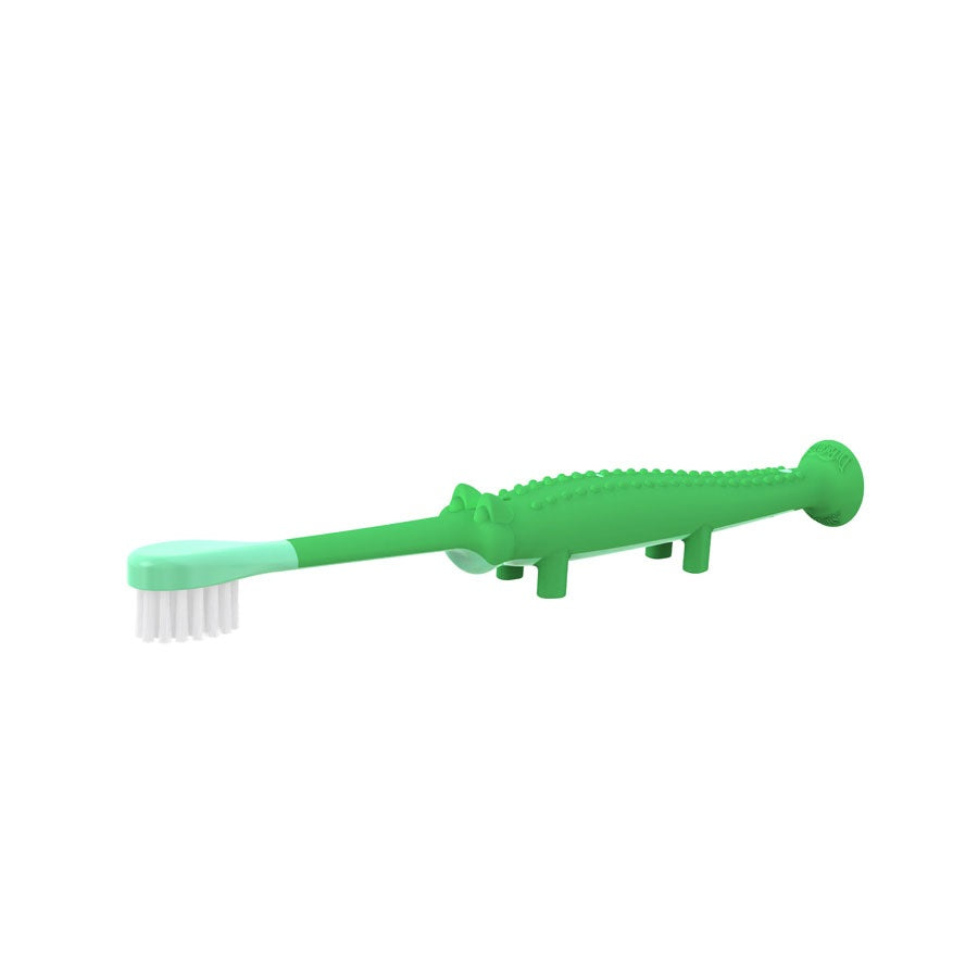 Dr. Brown's Infant to Toddler Toothbrush - Green Crocodile