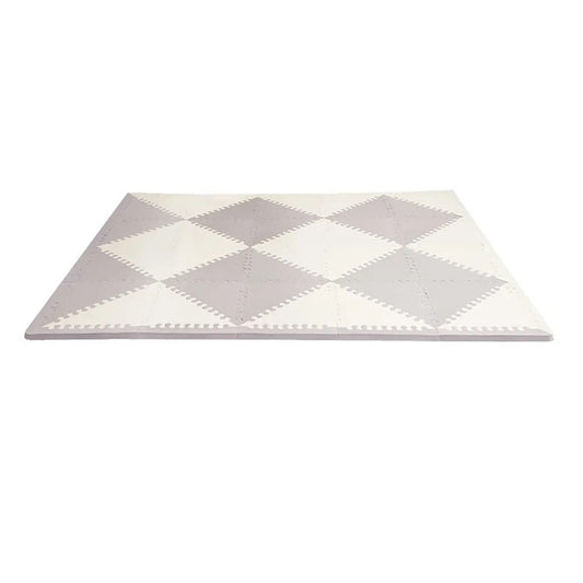 SkipHop - Playspot Geo Floor Tiles - Grey & Cream