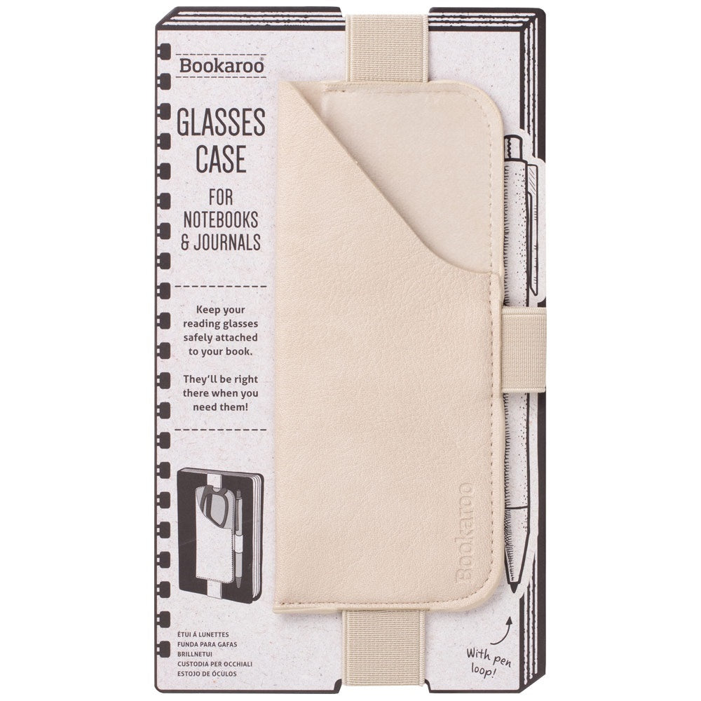 Bookaroo Glasses Case - Cream