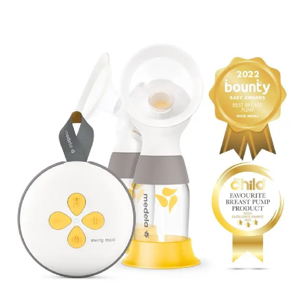 Medela - Swing Maxi Double Electric Breast Pump + Hands-free Breast Milk Collection Cups