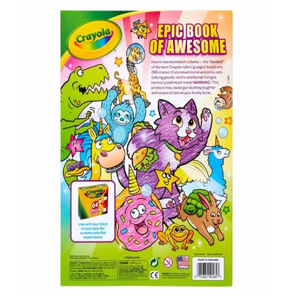 Crayola 288-Page Coloring Book, Epic Adventure
