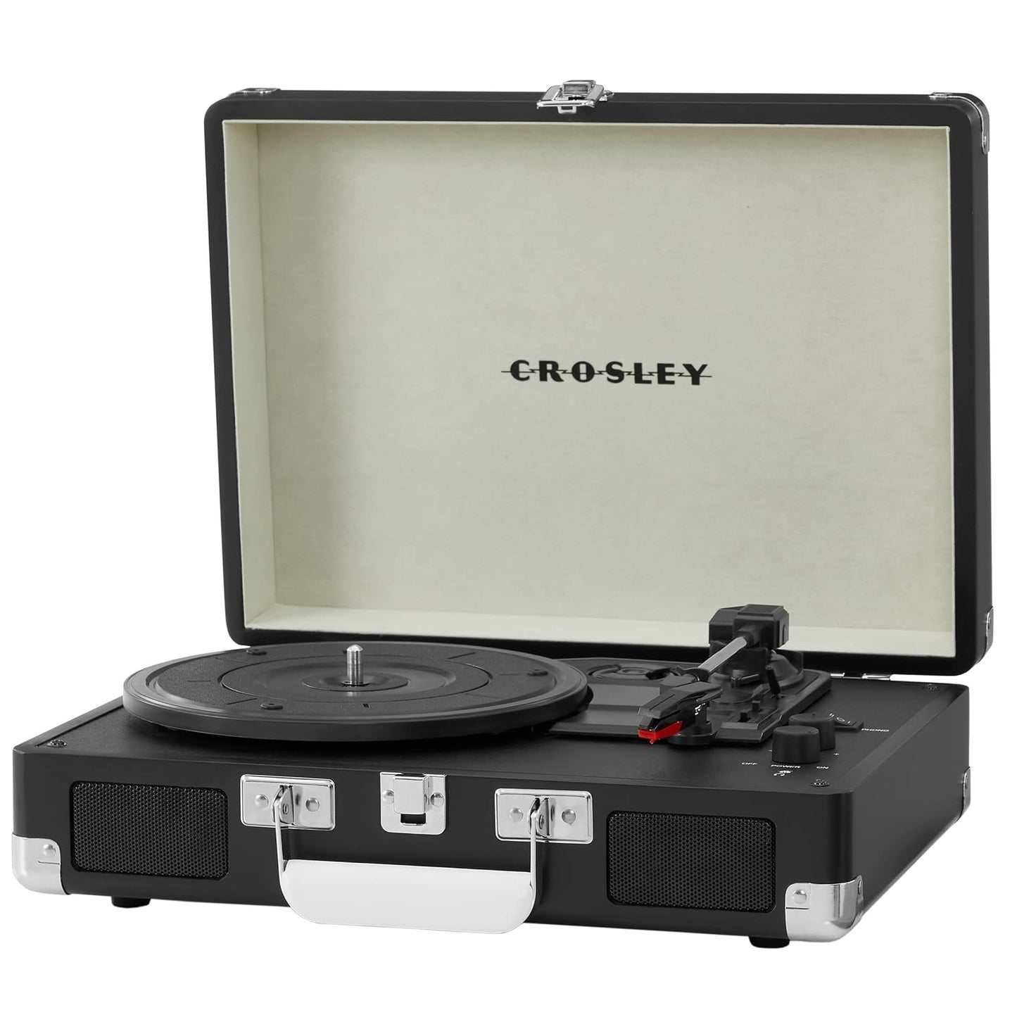 Crosley Cruiser Plus Portable Turntable With Bluetooth in/Out, ChalkBoard