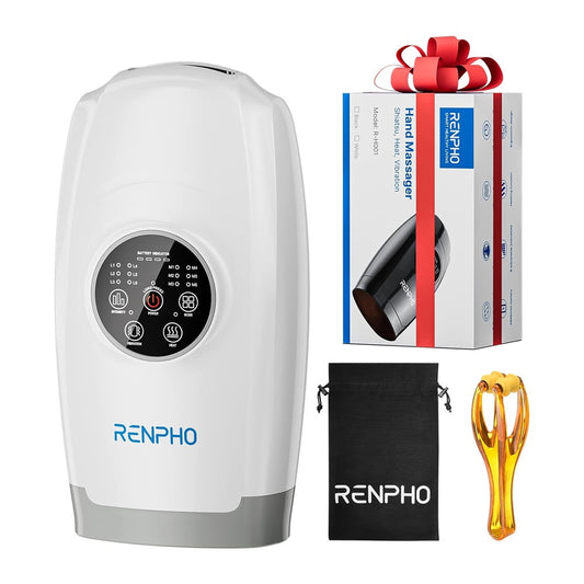 Renpho Cordless Hand Massager Machine - White