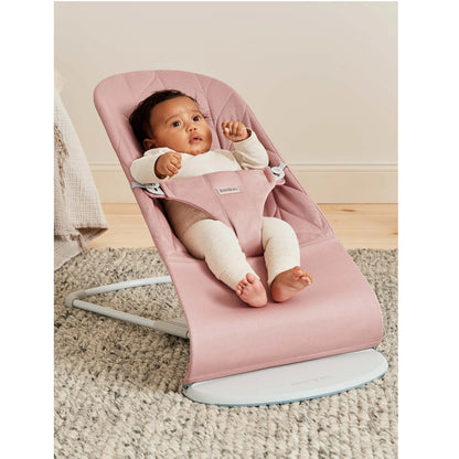 BabyBjorn Bouncer Bliss Woven Petal Quilt - Dusty Pink