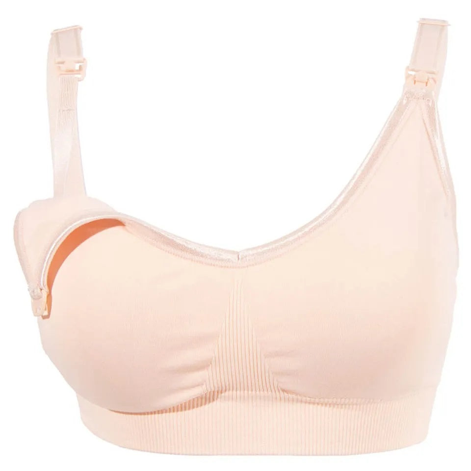 Okus - Original Full Cup Maternity & Nursing Bra - Beige - Small