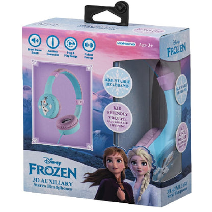 Disney Frozen 3D Auxiliary Headphones (DY-3053-FR)