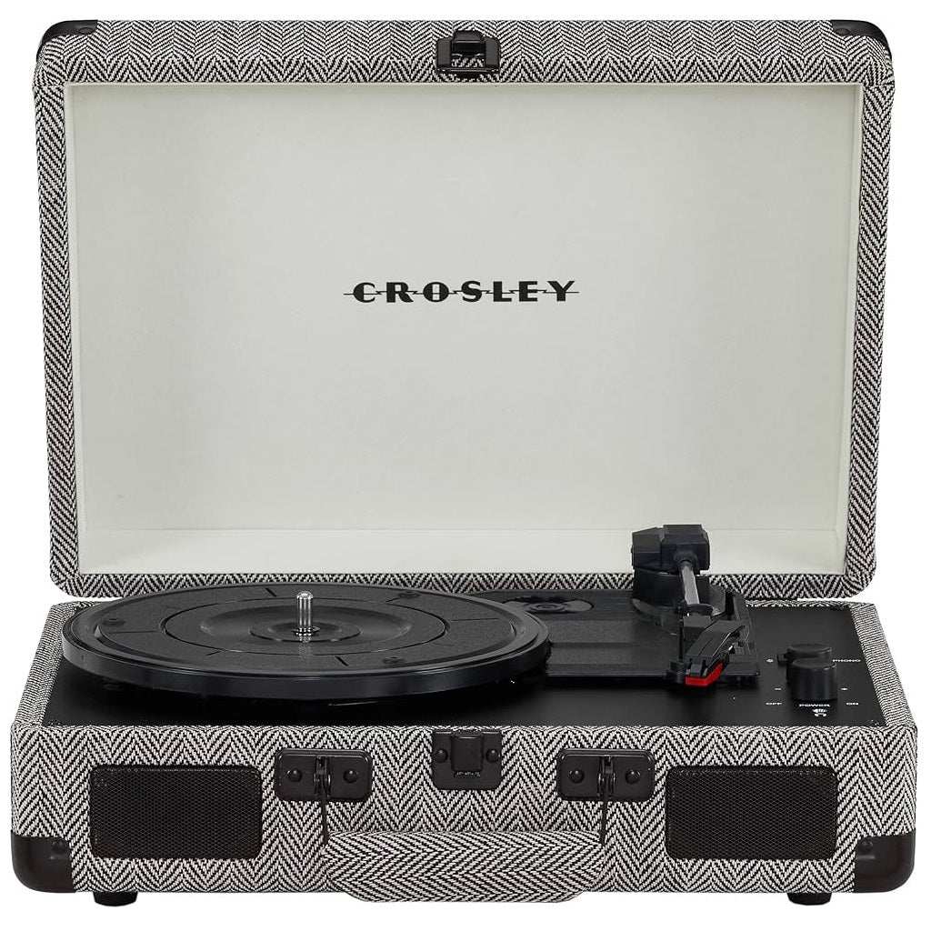 Crosley Cruiser Plus Portable Turntable With Bluetooth In/Out - Herringbone