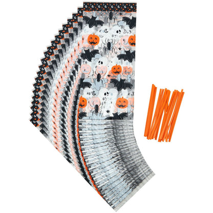 Wilton Halloween Treat Bags and Ties, Set of 20
