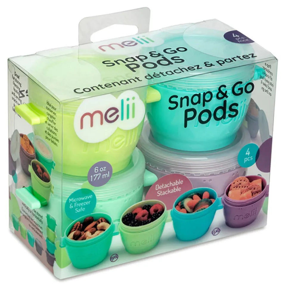 Melii - Snap & Go Pods - 6oz - 4pcs