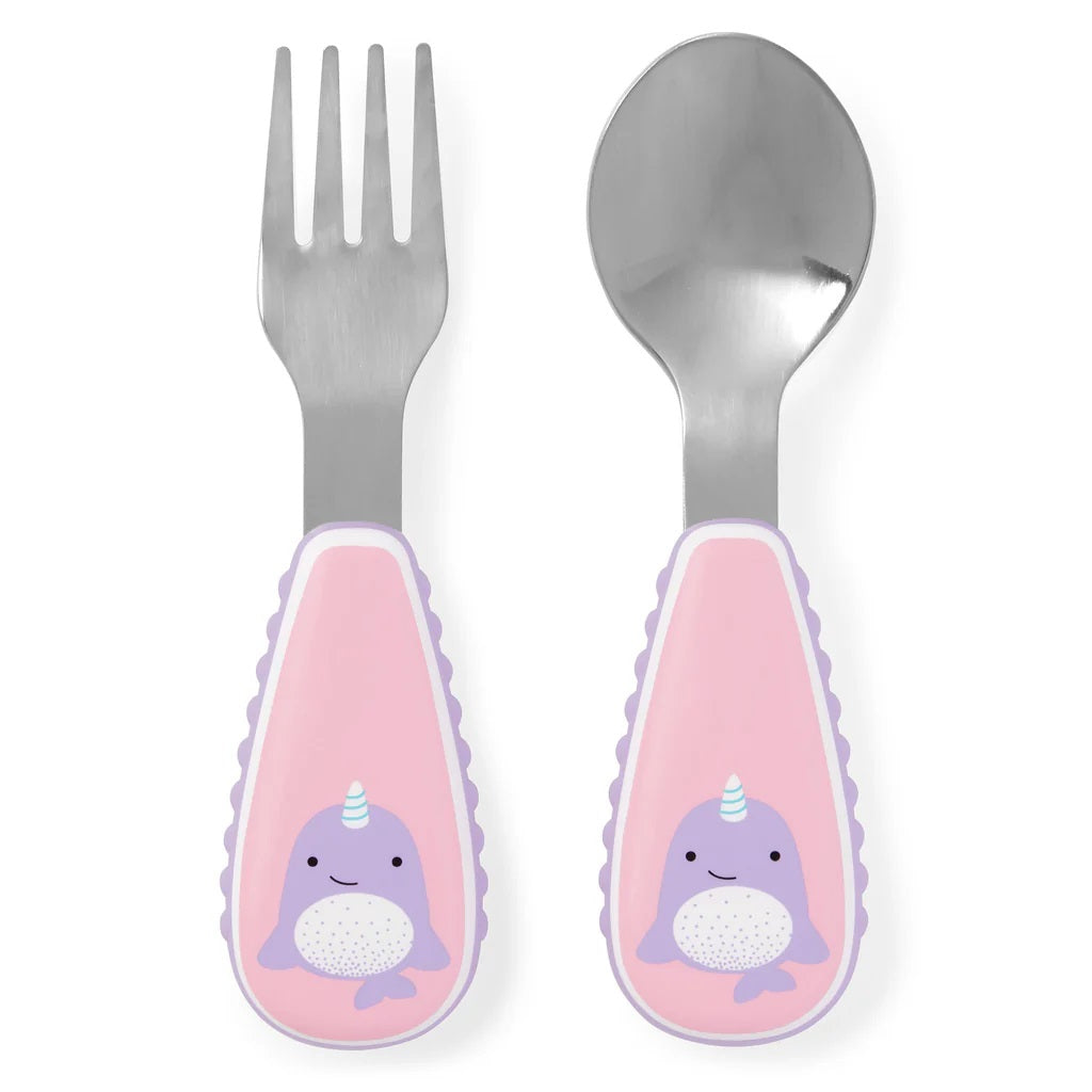 Skip Hop - Zootensils Fork & Spoon - Narwhal