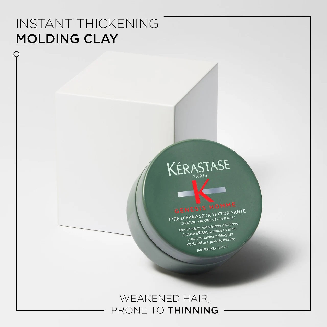 KÉRASTASE GENESIS HOMME INSTANT THICKENING MOLDING CLAY 75ml