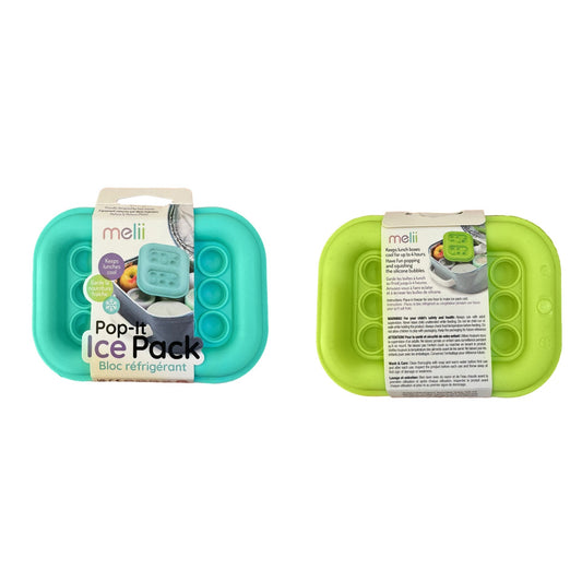 Melii - Silicone Pop-It Ice Pack - 2pcs - Turquoise & Mint