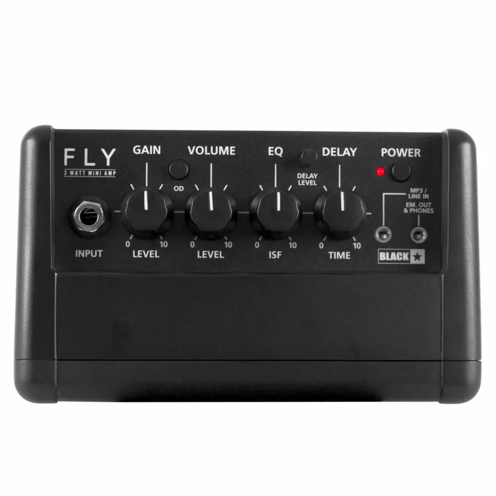 Blackstar Fly 3 Stereo Pack - 6 Watt 2 x 3" Black Guitar Combo Mini Amplifier with Extension Speaker