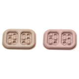Melii - Silicone Pop-It Ice Pack - 2pcs - Pink & Grey