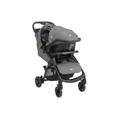 Joie Muze LX Black 2-Piece Travel System with Sun Canopy (Upto 3 years) (Grey)