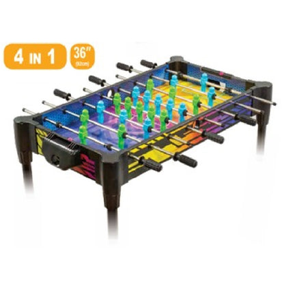 Ambassador 36" (92cm) Neon Arcade 4 in 1 games Table