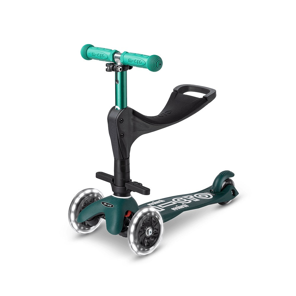 Micro - Mini 3-in-1 Deluxe Eco LED Scooter - Green