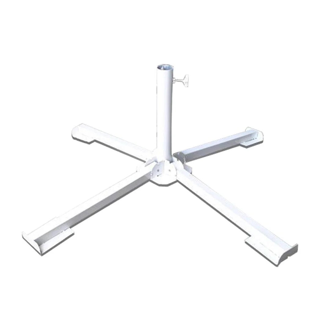 Foldable Umbrella Base - White