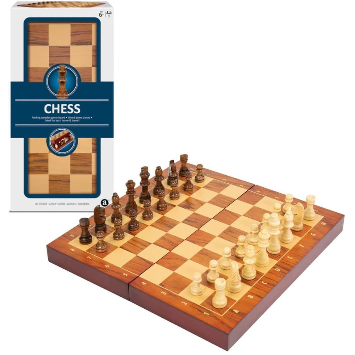 Ambassador - Folding Wood Chess Set