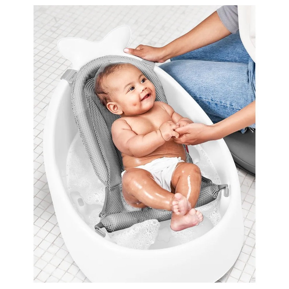 SkipHop - Moby Smart Sling 3-Stage Baby Bath Tub - White