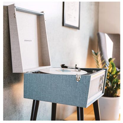 Crosley Bermuda Turntable With Bluetooth in/Out, Tourmaline