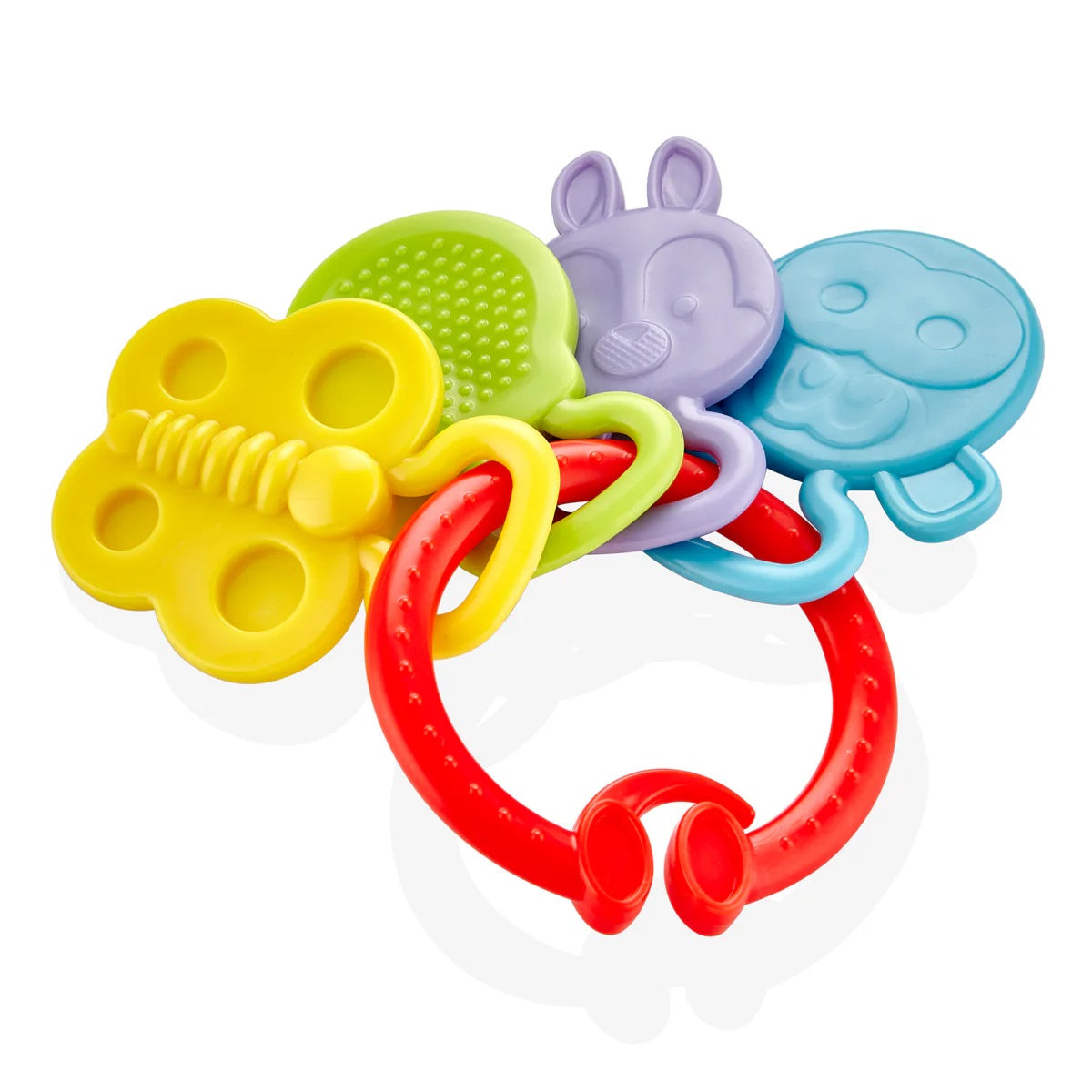 Babyjem Rattle Teether - Red