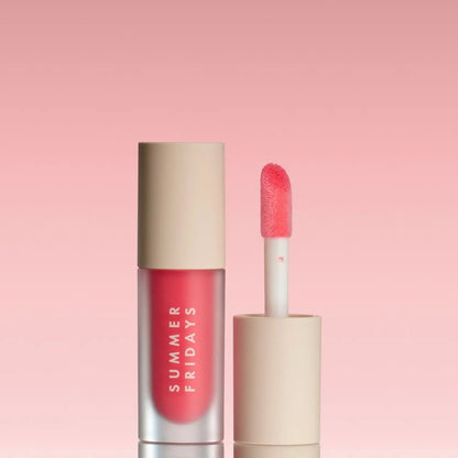 زيت الشفاه دريم من مجموعة Summer Fridays 4.5 مل - بينك كلاود
