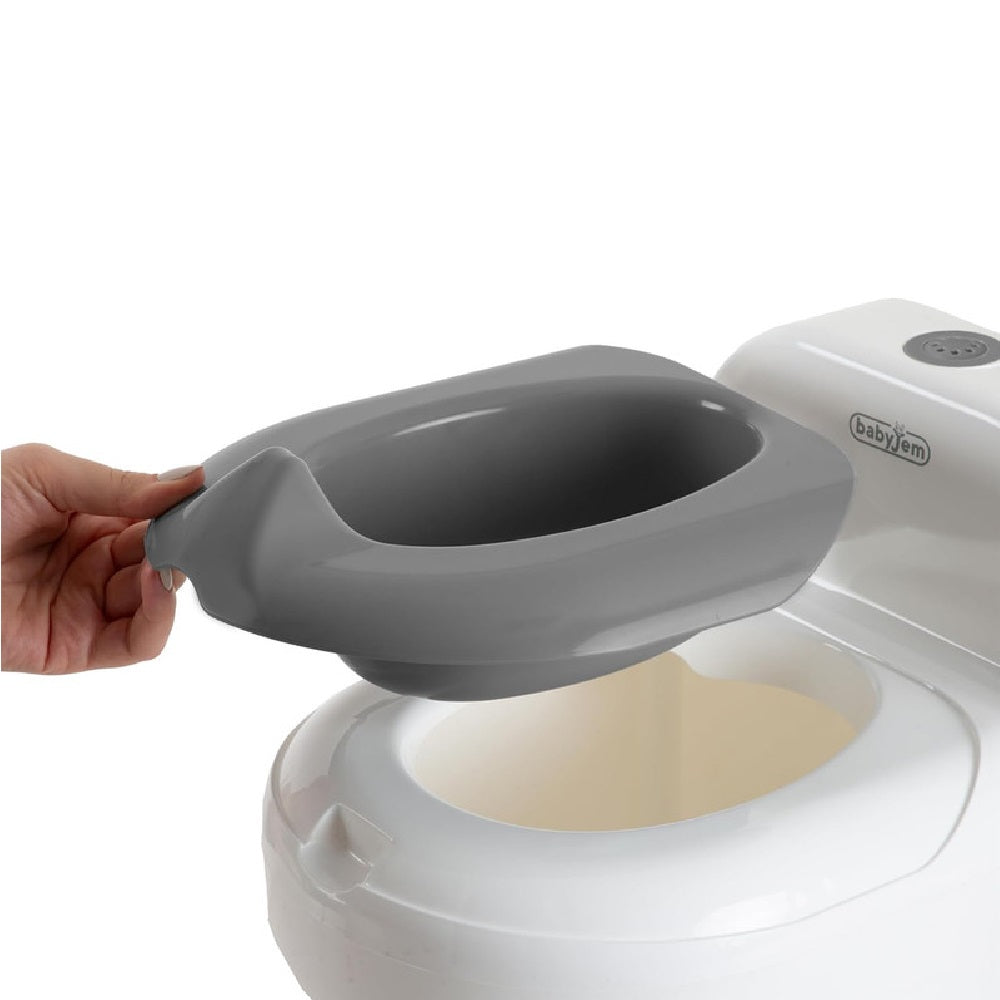 Babyjem Potty Training with Flush Sound, White