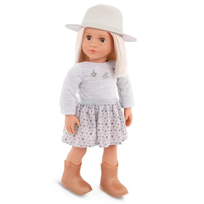 Our Generation - Abigale Doll With Pleated Skirt And Hat