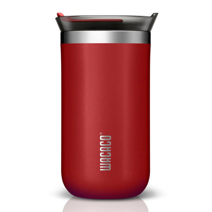 Wacaco Octaroma Lungo Vacuum-Insulated Coffee Mug, 300 ml - Carmine Red