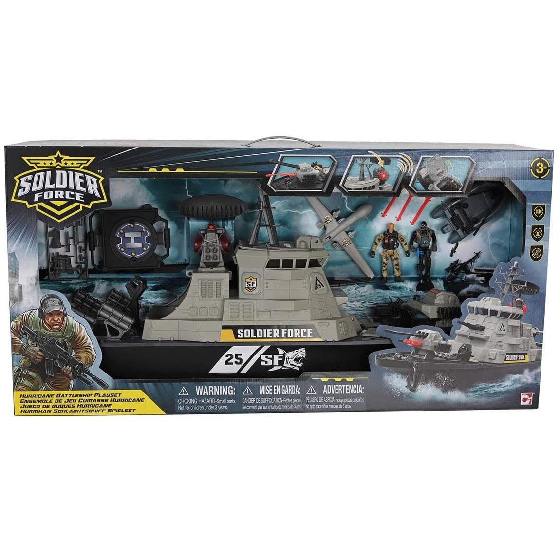 Chapmei Soldier Force Hurricane Battleship Playset