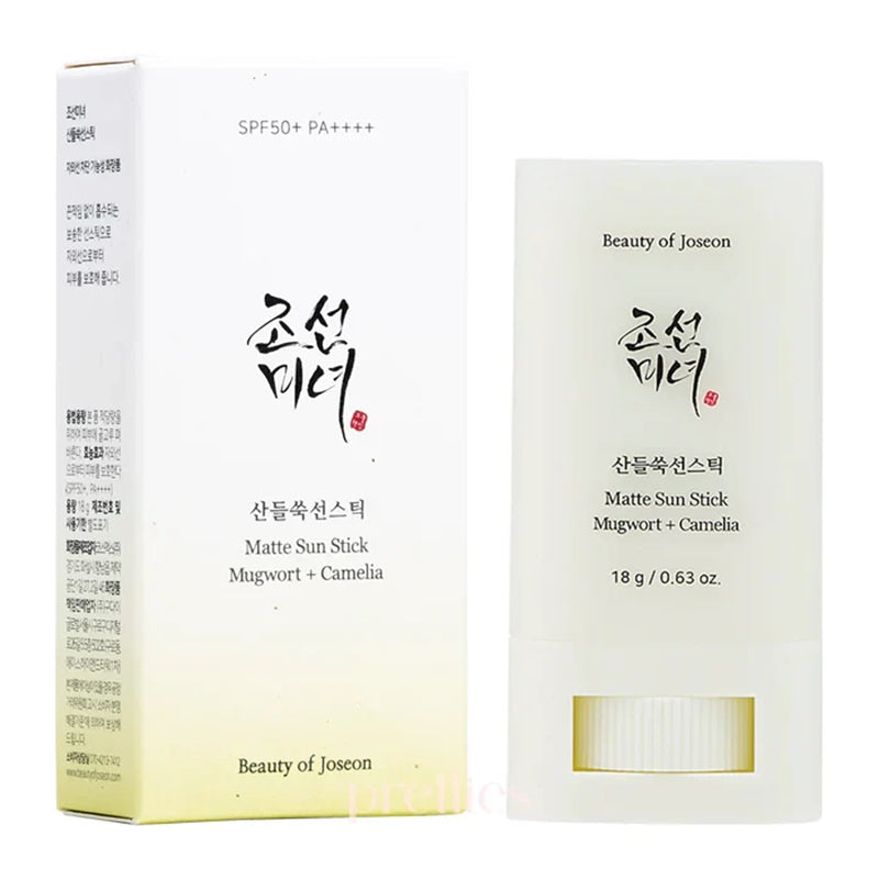 BEAUTY OF JOSEON Matte Sun Stick : Mugwort + Camelia 18g