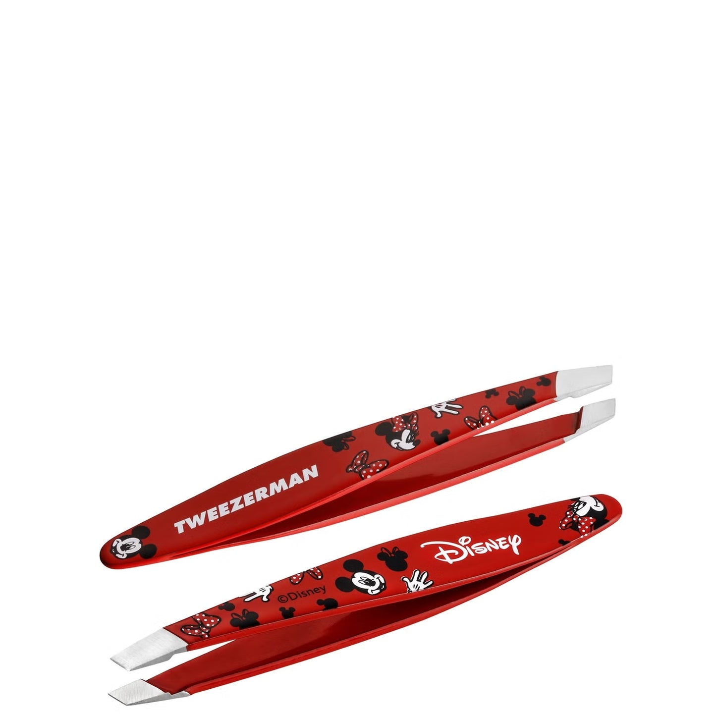 Tweezerman Mickey and Minnie Mouse We Got Ears Mini Oval Slant Tweezer