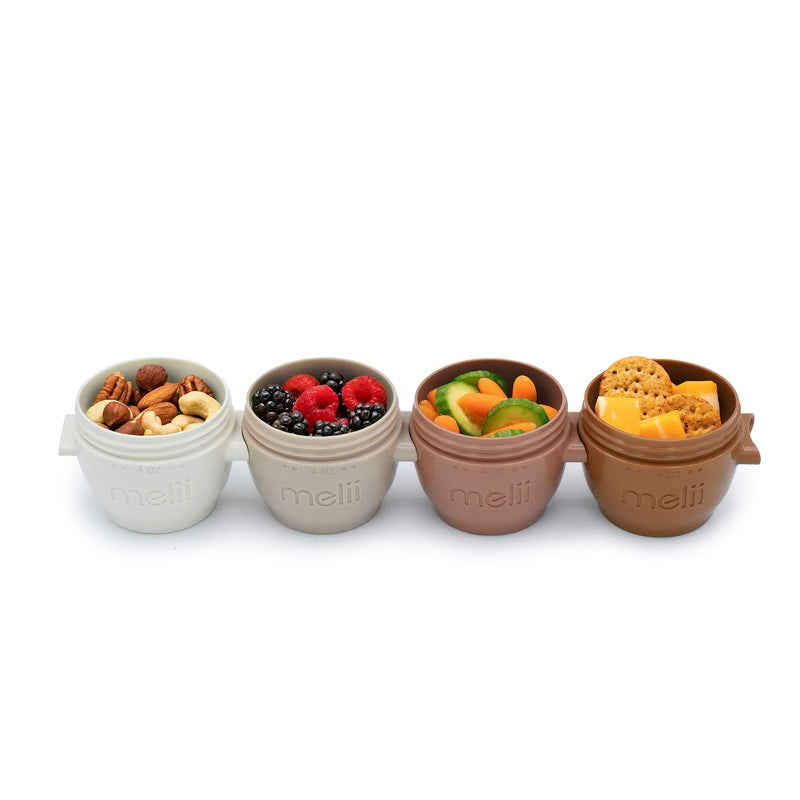 Melii - Snap & Go pods 4oz 4pcs - Neutrals