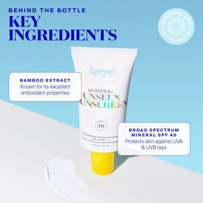 Supergoop! Unseen Mineral SPF 40 50ml