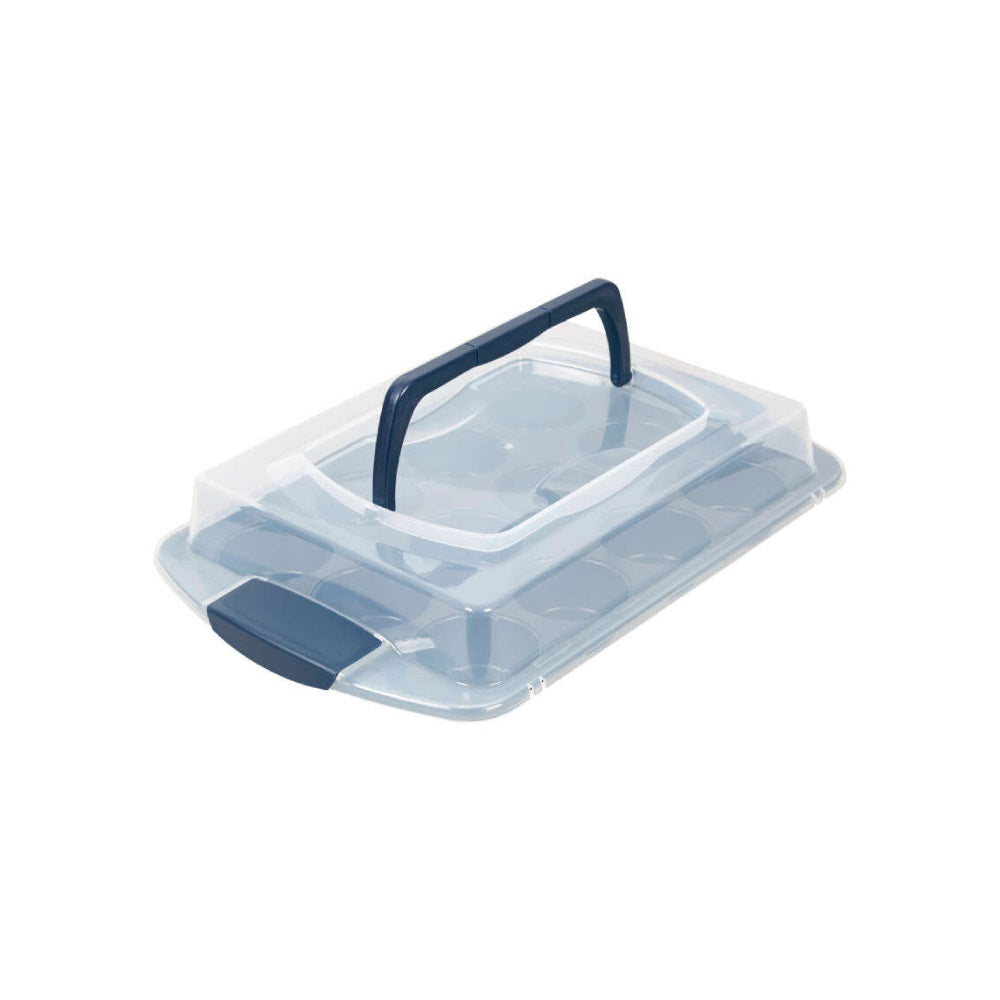 Wilton Muffin and Cupcake Pan with Lid, 12 Cavities