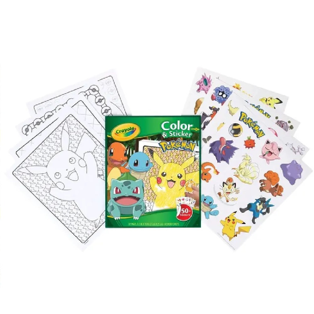 Crayola Color & Sticker, Pokemon
