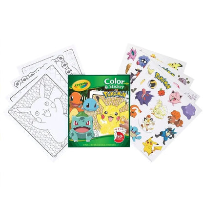 Crayola Color & Sticker, Pokemon