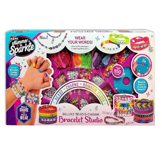 Shimmer N Sparkle Deluxe Bead & Charm Bracelet Studio (SNS-65592)