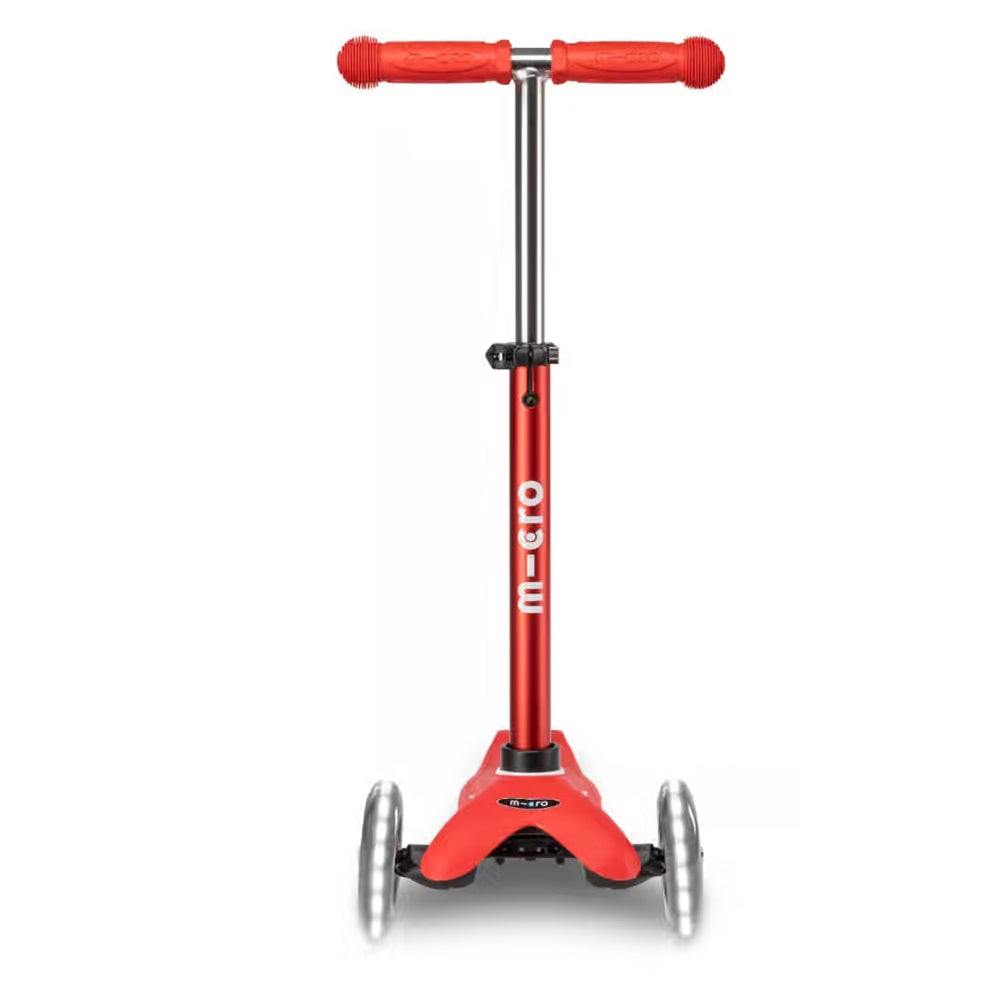 Micro - Mini Deluxe Scooter with LED Wheels - Red