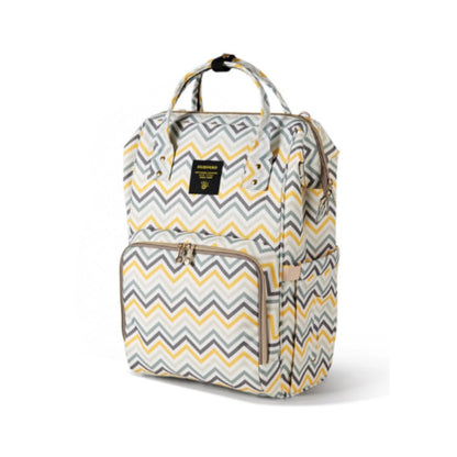SUNVENO Diaper Bag - Yellow wave