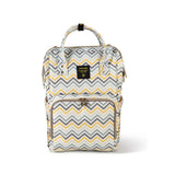 SUNVENO Diaper Bag - Yellow wave