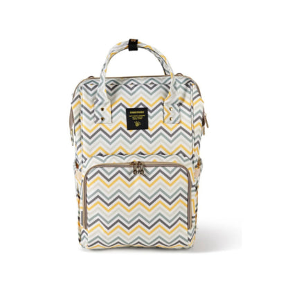 SUNVENO Diaper Bag - Yellow wave