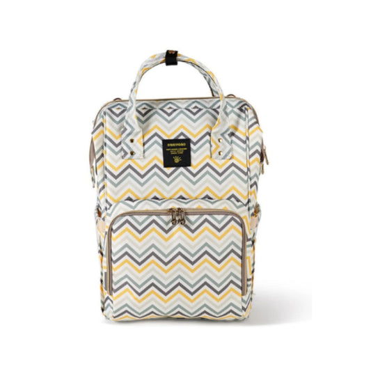 SUNVENO Diaper Bag - Yellow wave