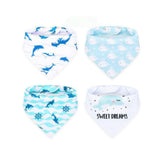 Little Story Bandana Drool Bibs Set of 4 - Pirates